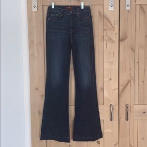 NWOT 7 for all Mankind Ginger Style Flair Jeans